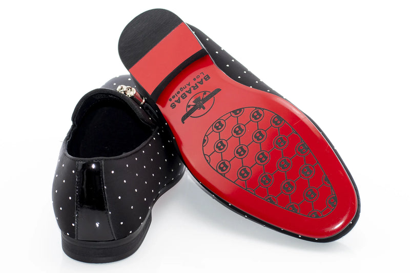 Tasseled Black Jeweled Loafer