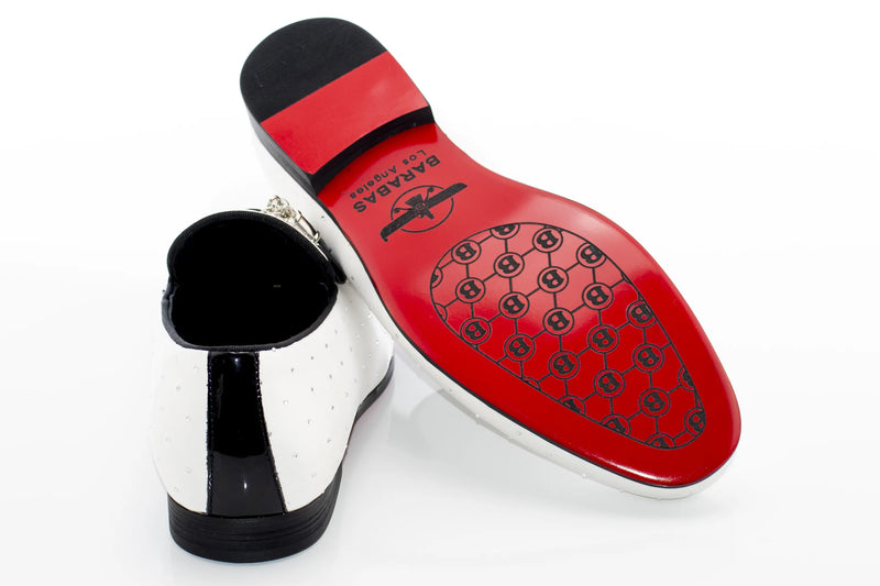 Tasseled White Jeweled Loafer