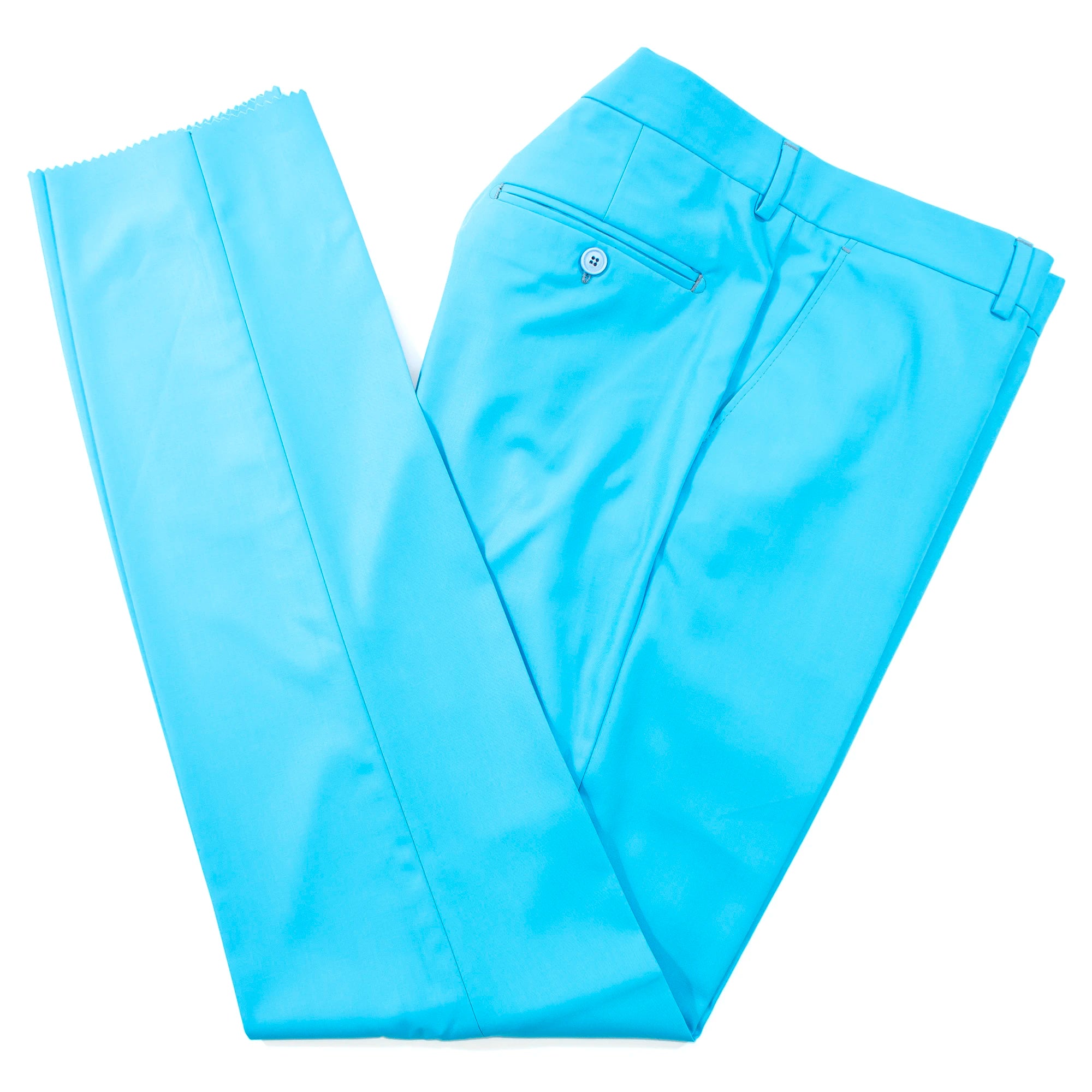 Turquoise 3-Piece Slim-Fit Suit