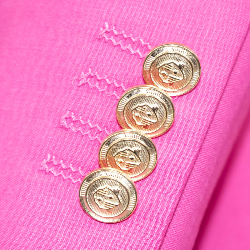 Pink 3-Piece Slim-Fit Suit