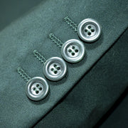 Men's Hunter Green 3-Piece Ultra-Slim Suit