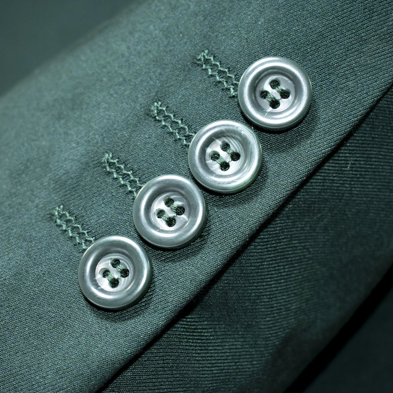 Men's Hunter Green 3-Piece Ultra-Slim Suit