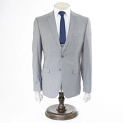 Men's Light Gray 3-Piece Ultra-Slim Suit
