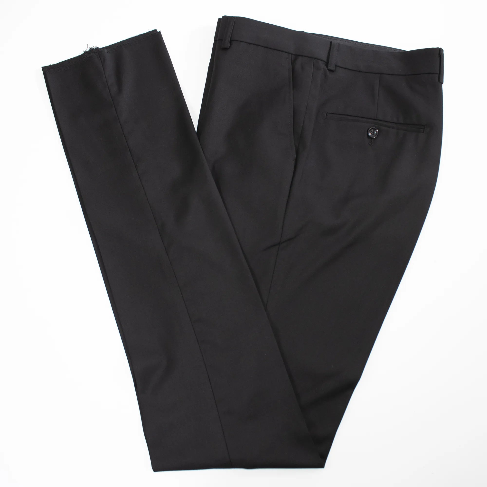 Red Trim on Black Stretch 3-Piece Slim-Fit Tuxedo