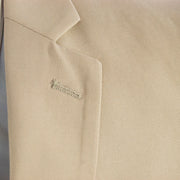 sand 3-piece slim-fit suit lapel