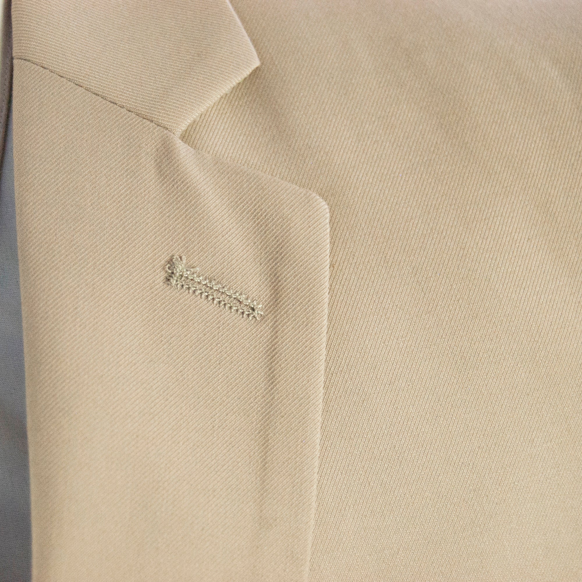 sand 3-piece slim-fit suit lapel