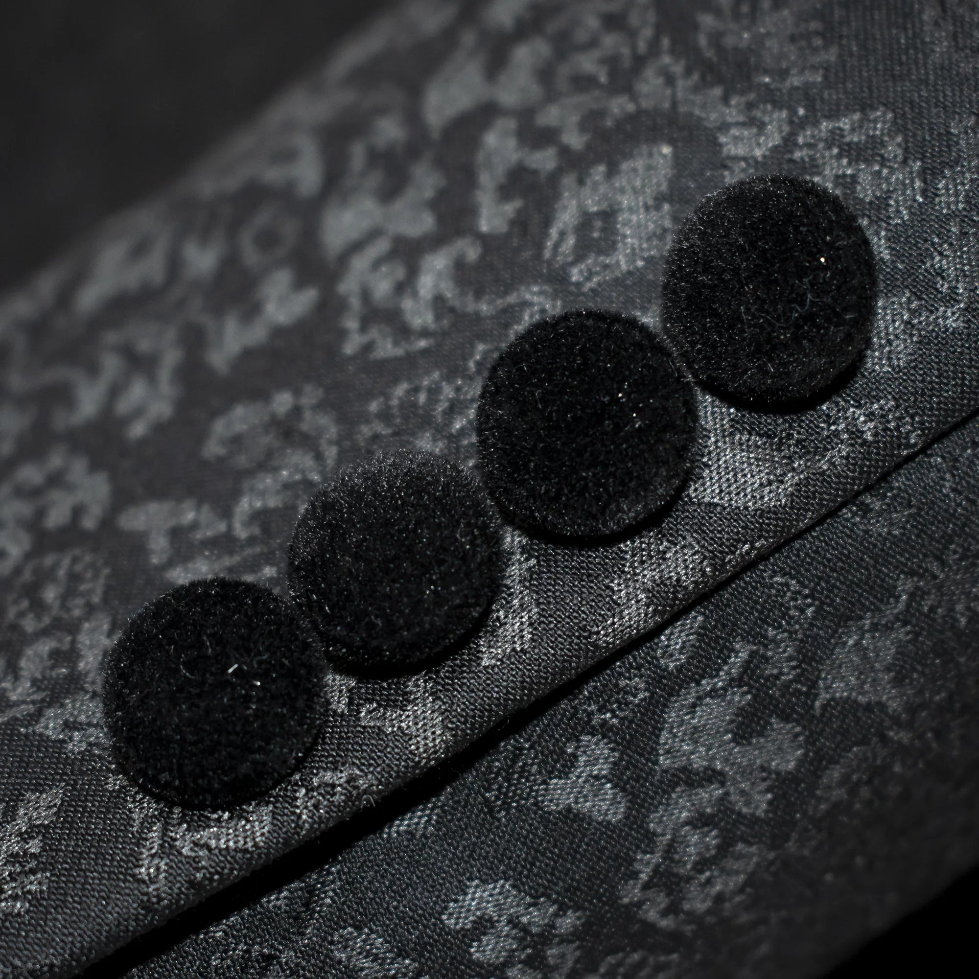 Men's Black Slim-Fit 3-Piece Velvet Tuxedo