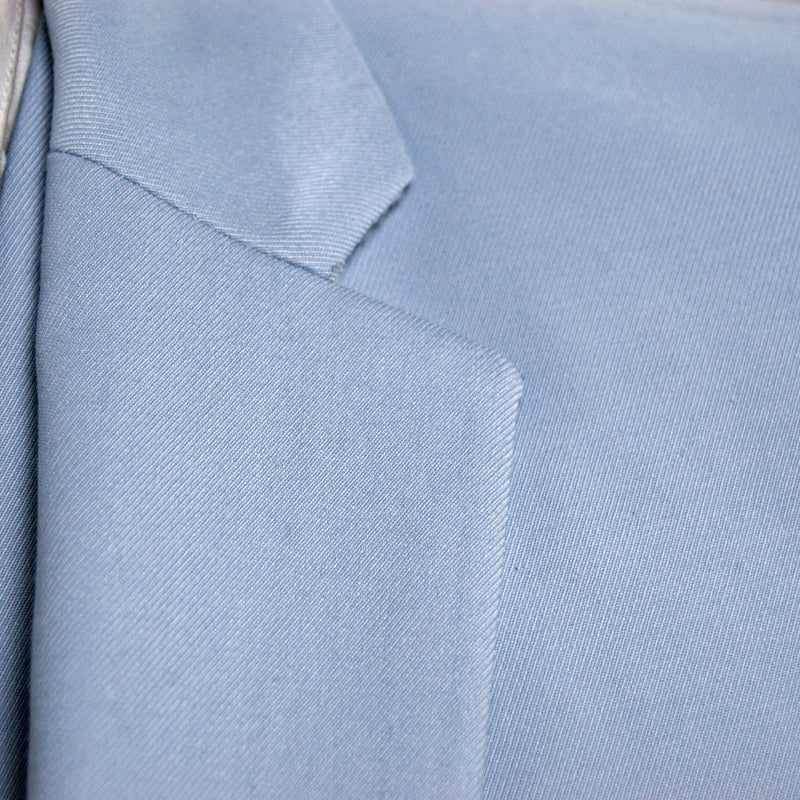Sky Blue Premium 3-Piece Slim-Fit Suit