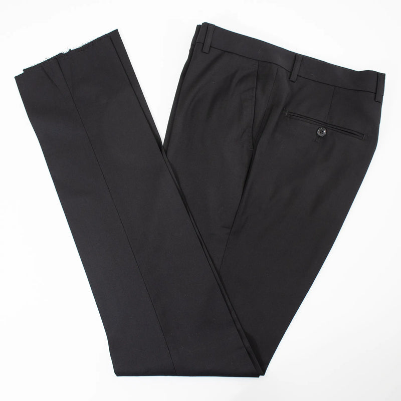 Royal Trim on Black Stretch 3-Piece Slim-Fit Tuxedo