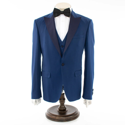 Men's Navy Blue Birdseye Tuxedo