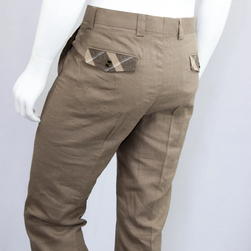 Taupe 2-Piece Slim-Fit Walking Suit