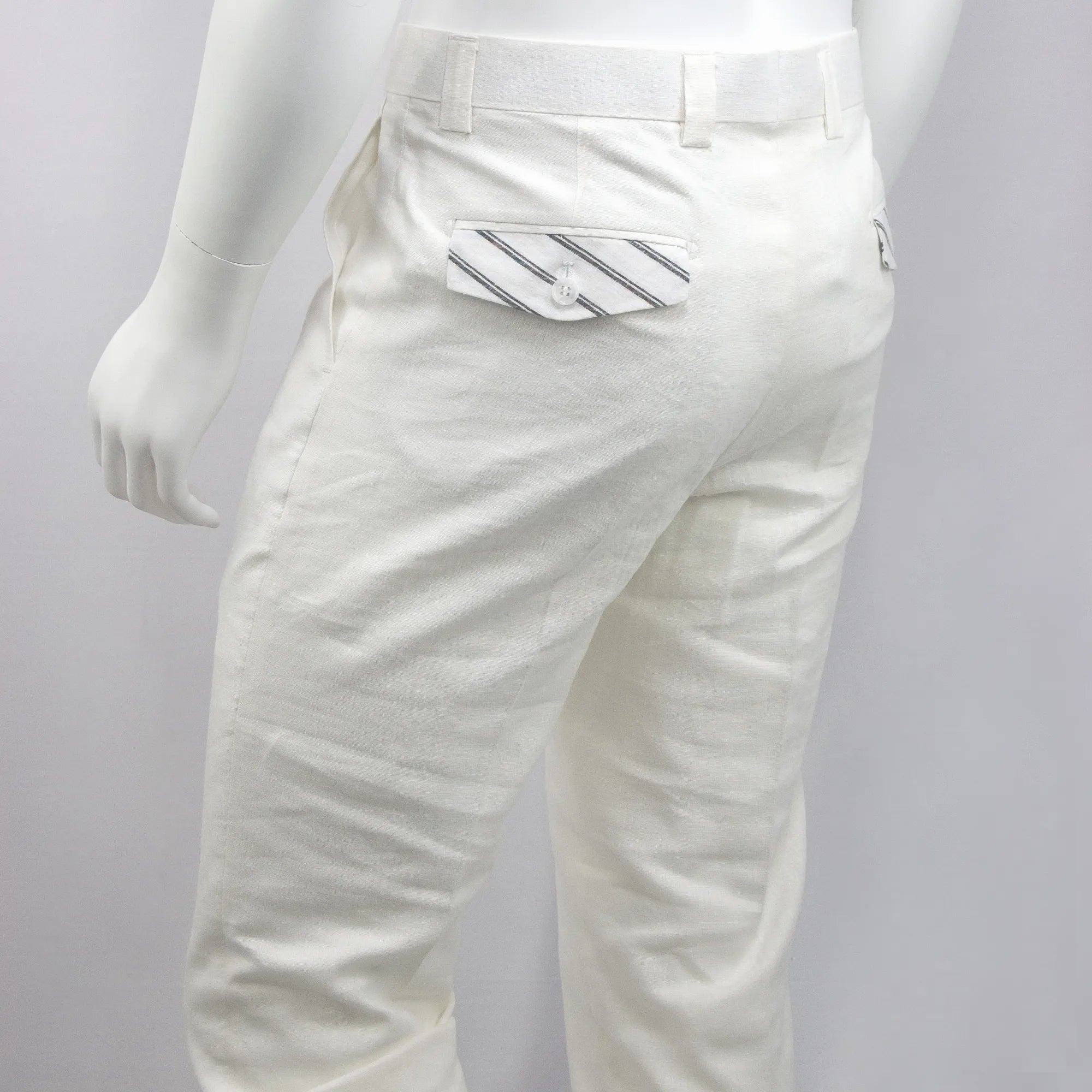 White 2-Piece Slim-Fit Walking Suit