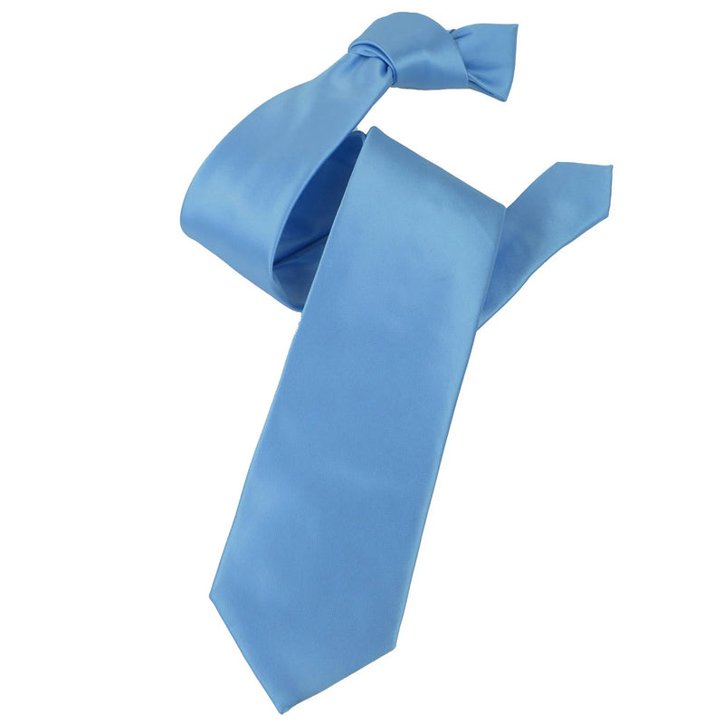 Powder Blue Satin Necktie