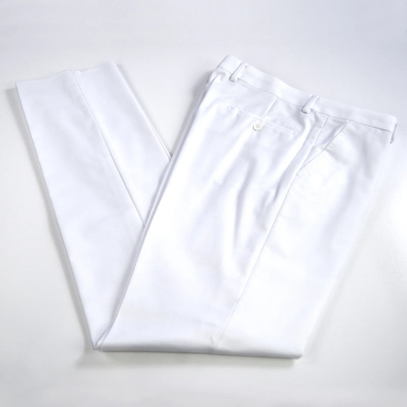 White 3-Piece Tailored-Fit Tuxedo with Shawl Lapel