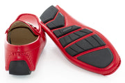 Red Leather With Horsebit Driver Loafer