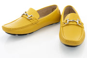 Mustard Leather With Horsebit Driver Loafer