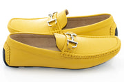 Mustard Leather With Horsebit Driver Loafer