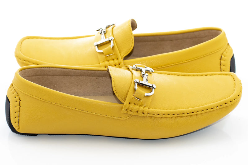 Mustard Leather With Horsebit Driver Loafer