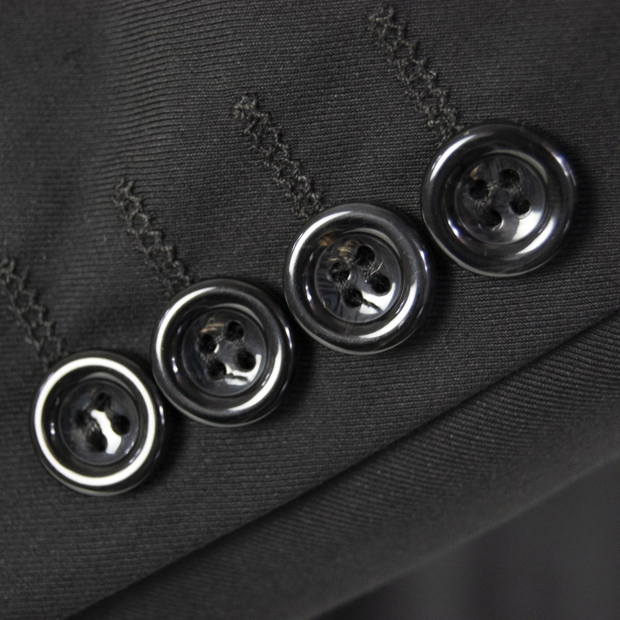 Black Classic European 2-Piece Ultra Slim-Fit Suit
