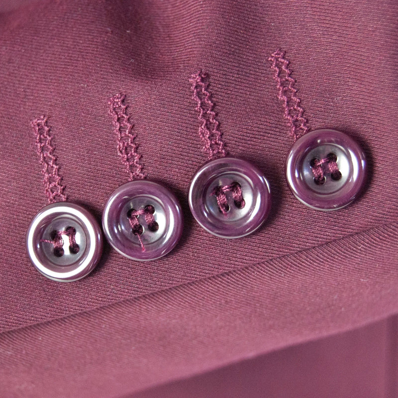 Burgundy Classic European 2-Piece Ultra Slim-Fit Suit