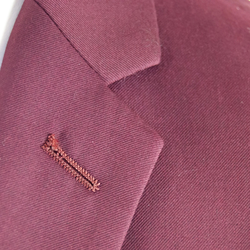 Burgundy Classic European 2-Piece Ultra Slim-Fit Suit