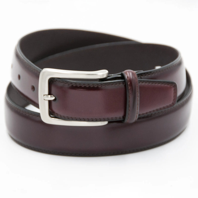 Classic Wine Leather Belt