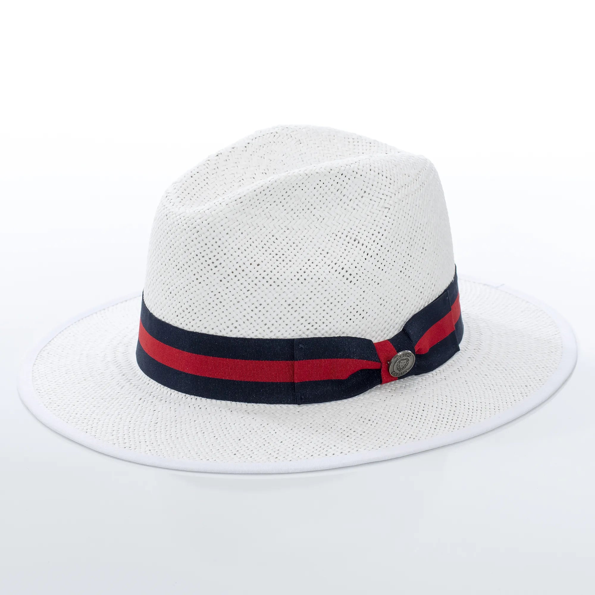 Flat-Brim Straw Fedora