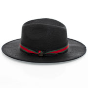 Flat-Brim Straw Fedora
