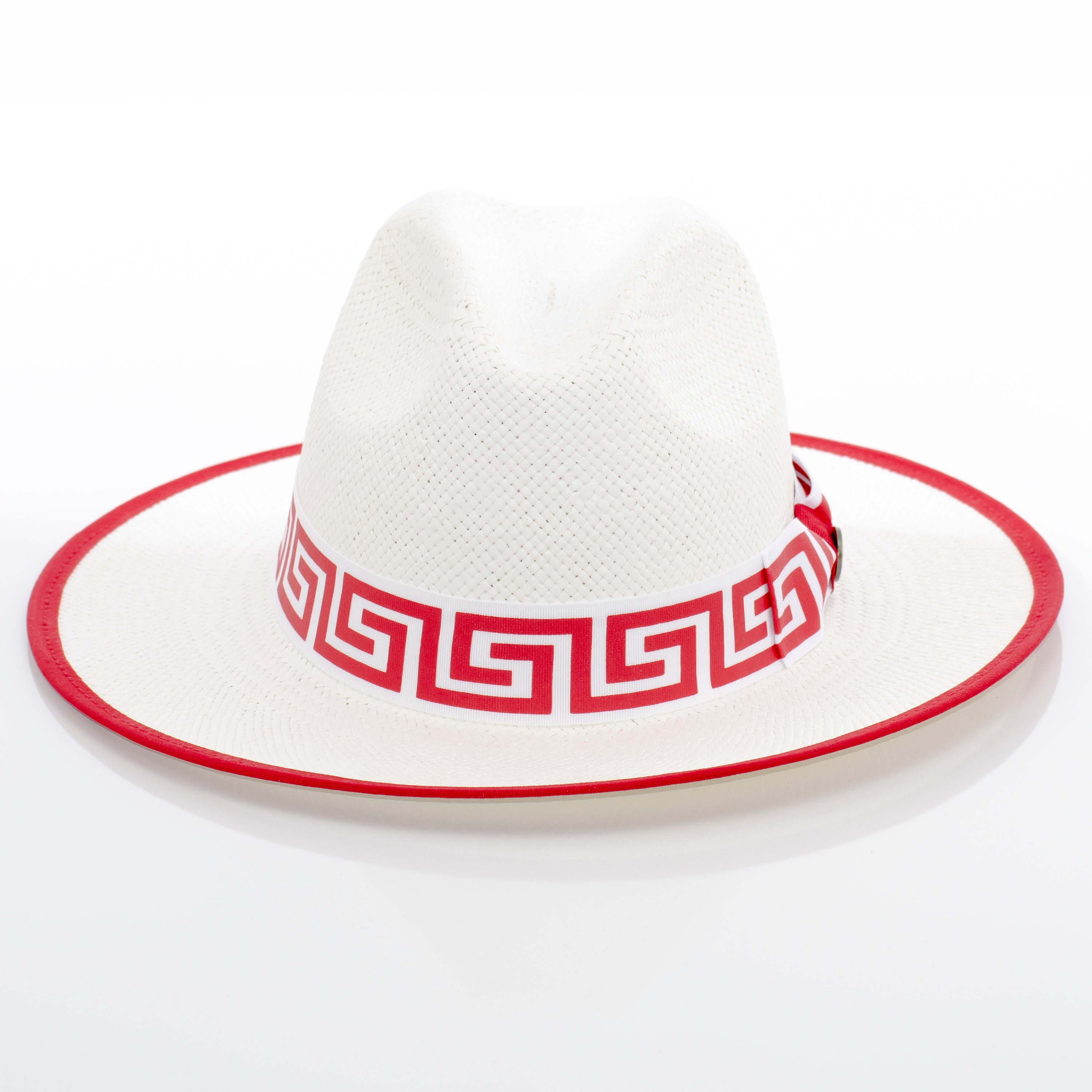 Flat-Brim Straw Fedora