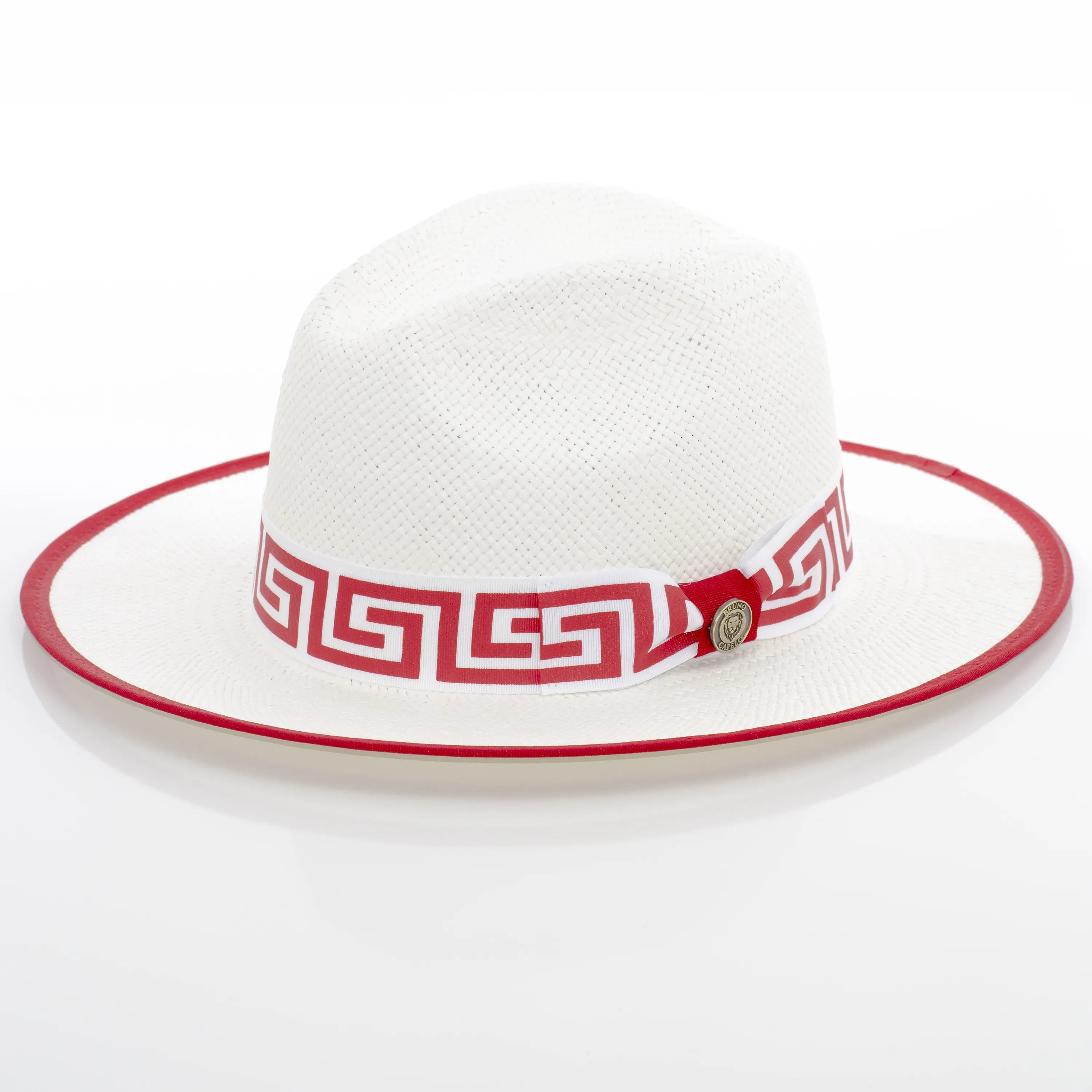 Flat-Brim Straw Fedora