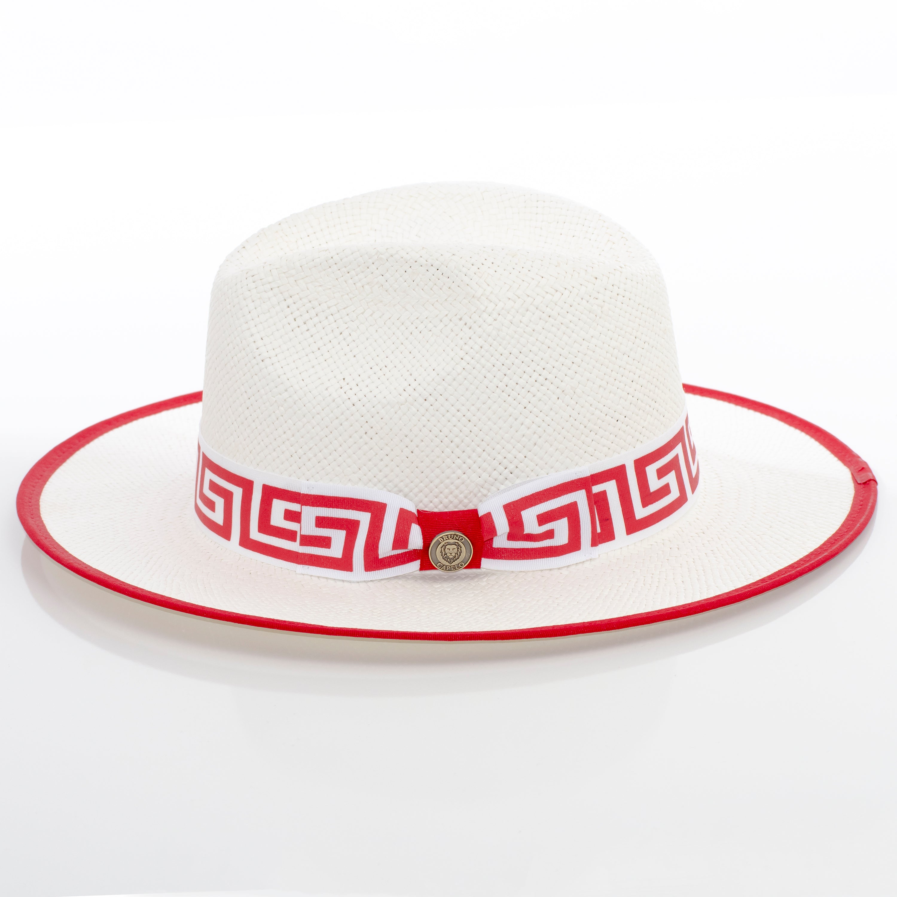 Flat-Brim Straw Fedora
