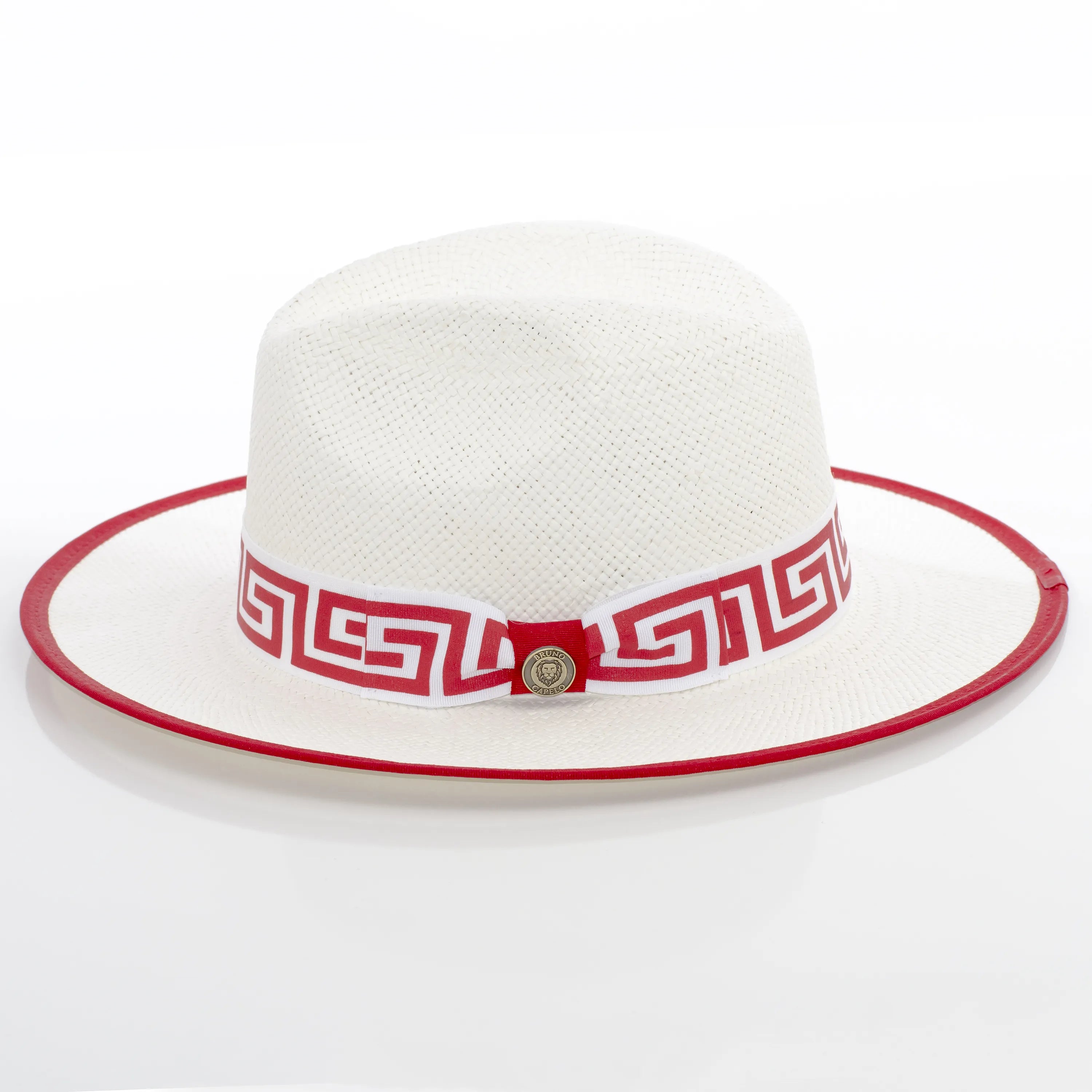 Flat-Brim Straw Fedora