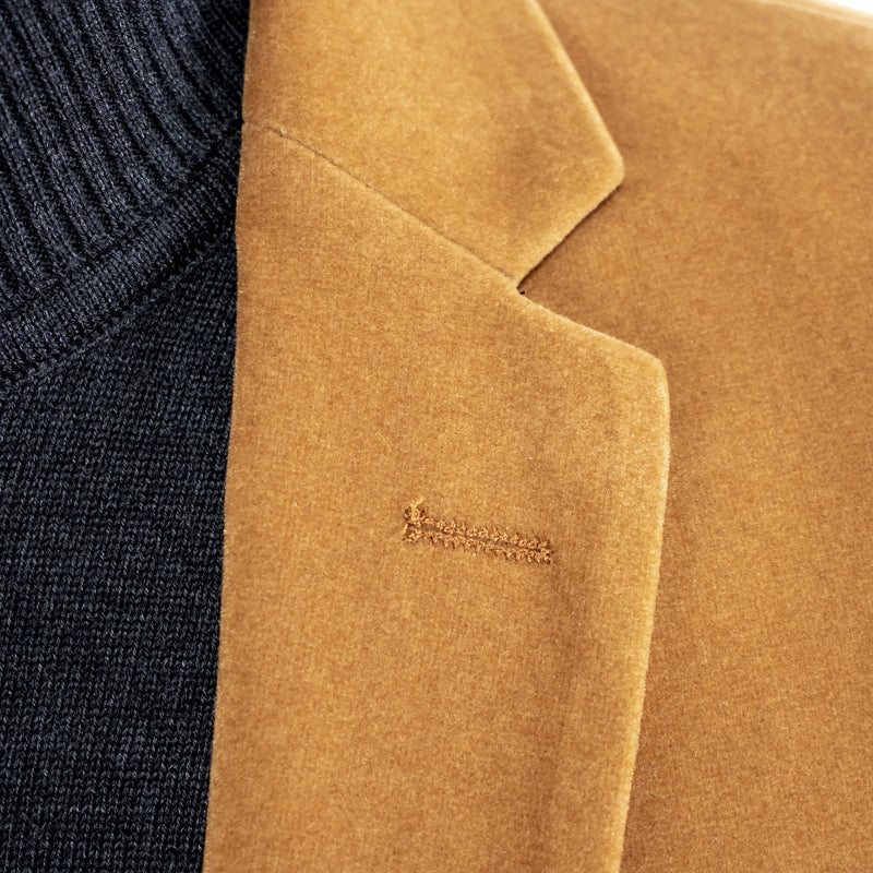 Gold Velvet Slim-Fit Dinner Jacket