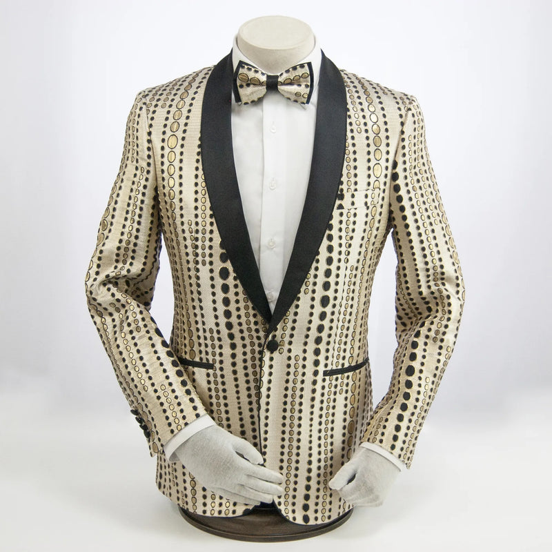 Golden Spotted Dinner Jacket