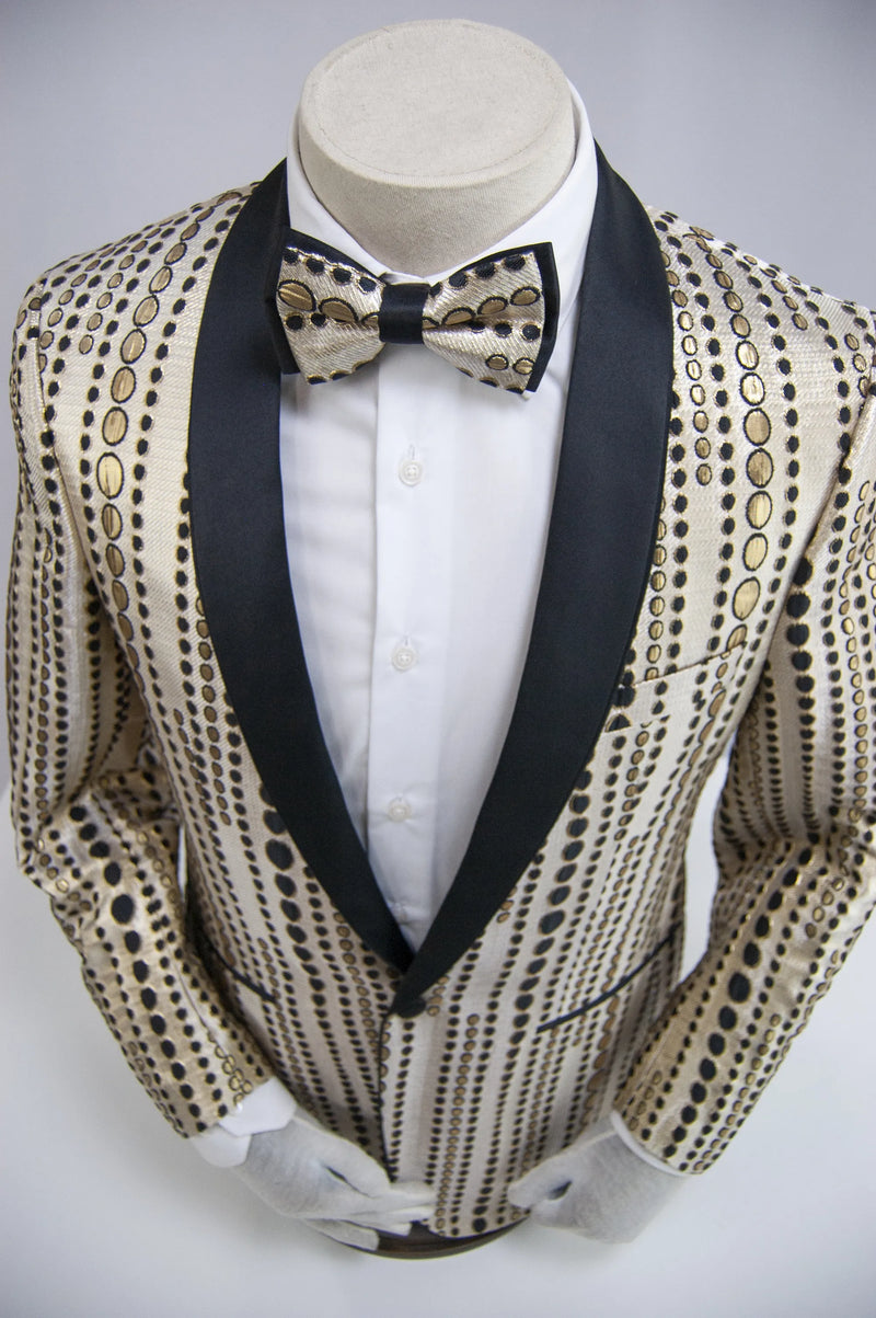 Golden Spotted Dinner Jacket
