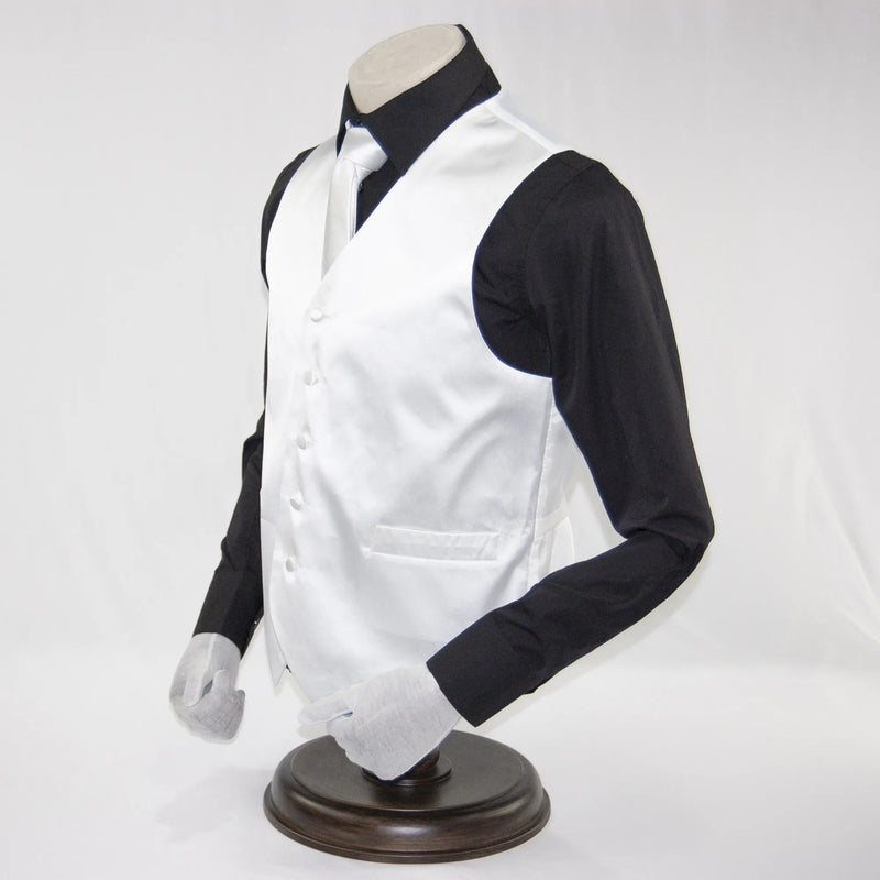 Solid White Vest