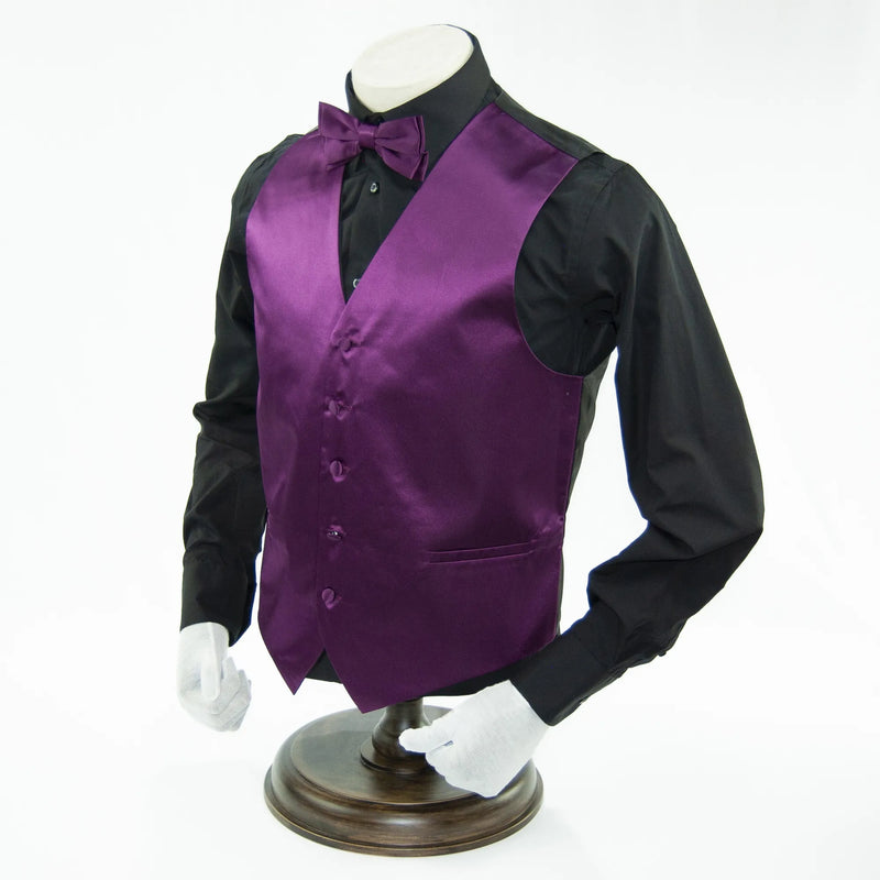 Solid Plum Vest
