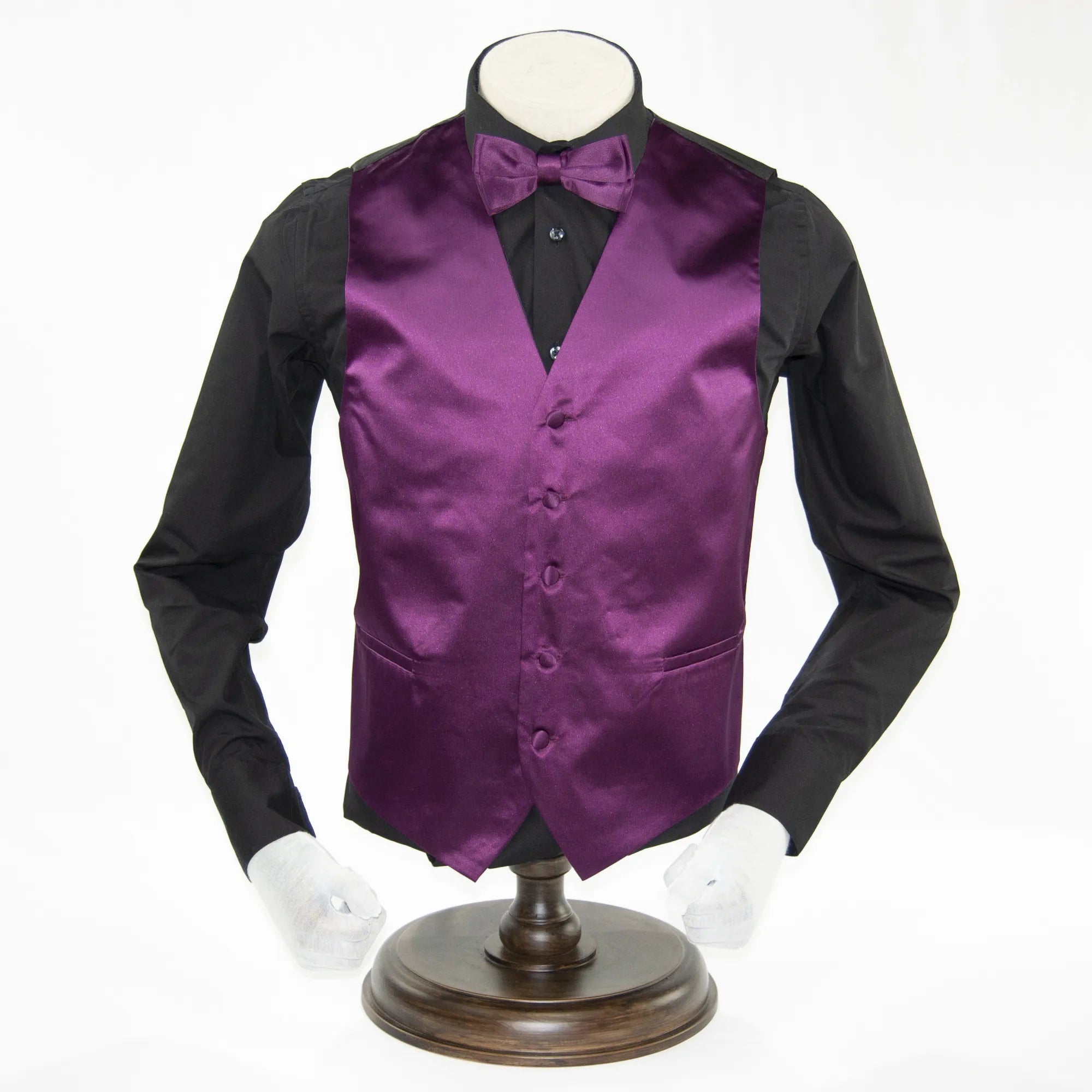 Solid Plum Vest