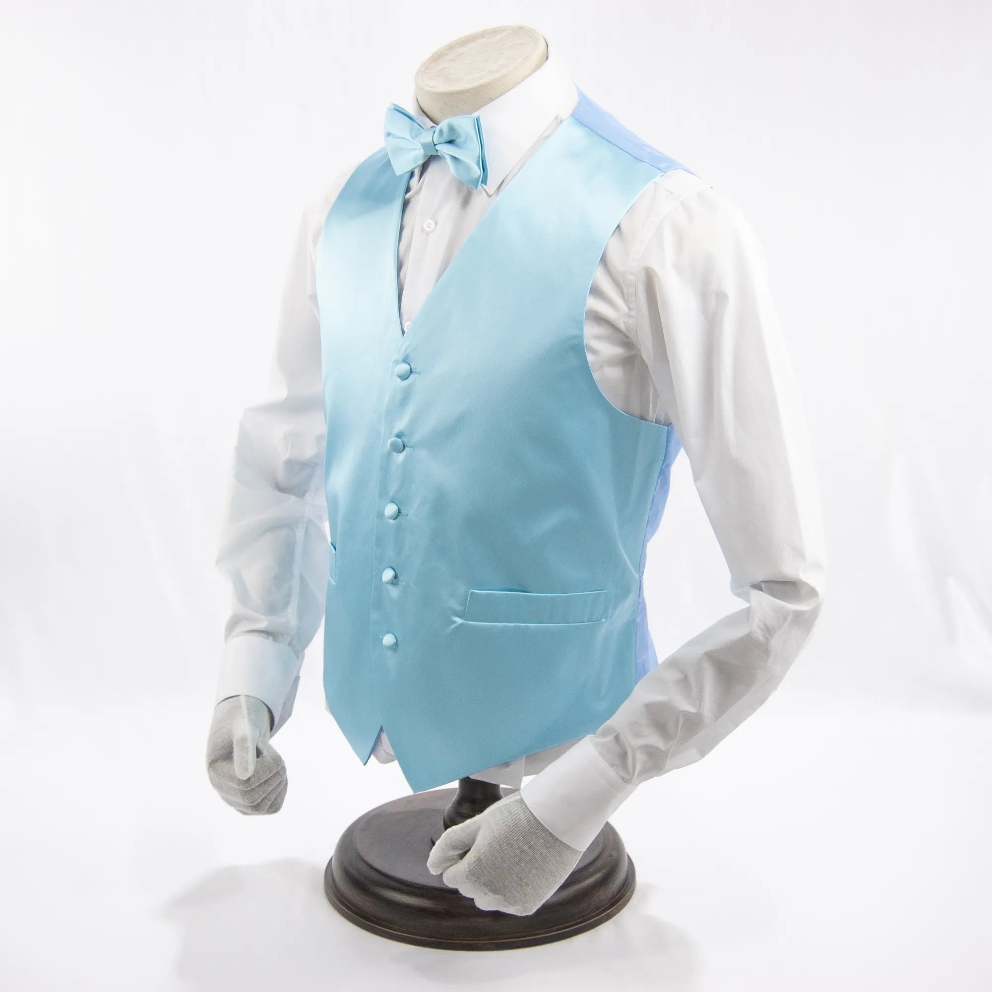 Men's Baby Blue Tuxedo Vest