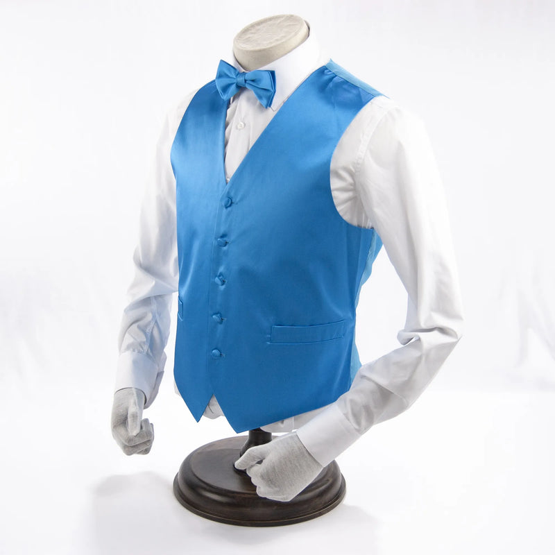 Solid Sky Blue Vest