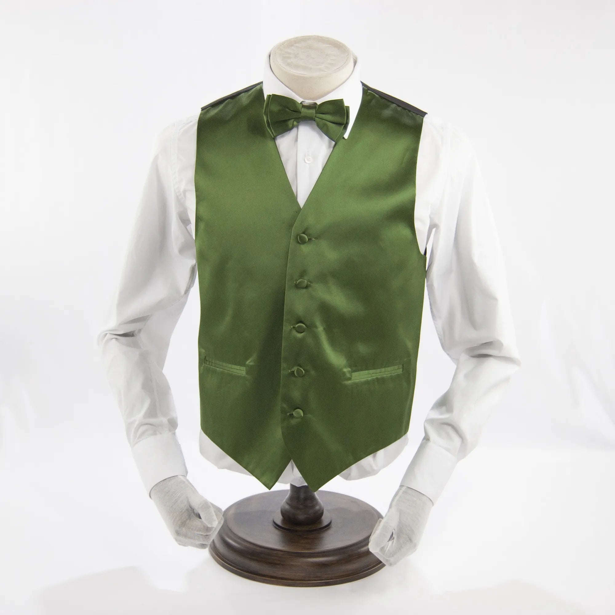 Solid Seaweed Green Vest