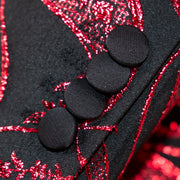 Men's Burgundy Paisley 3-Piece Tuxedo Cuffs