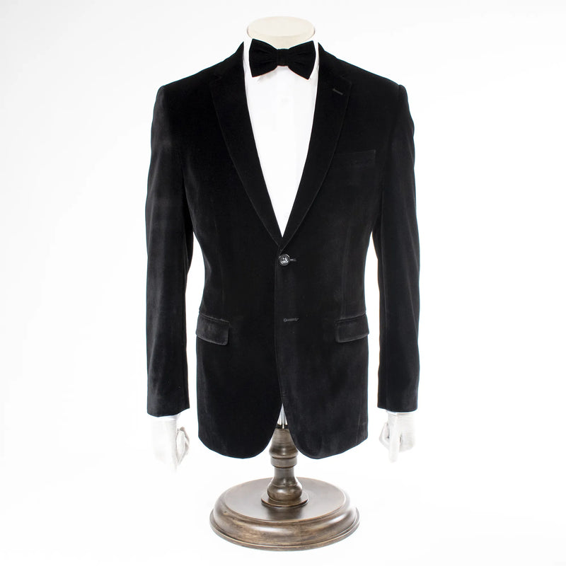 Black Velvet Slim-Fit Dinner Jacket