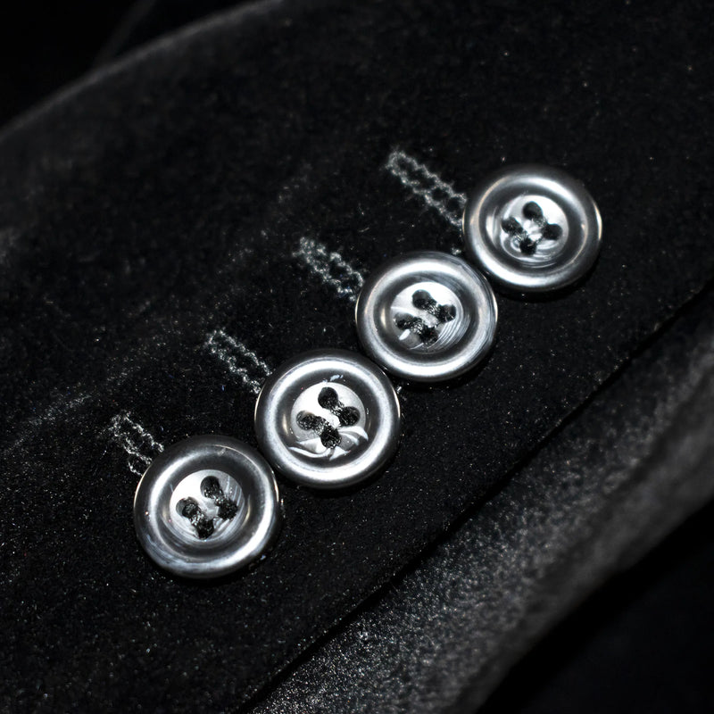 Black Velvet Slim-Fit Dinner Jacket