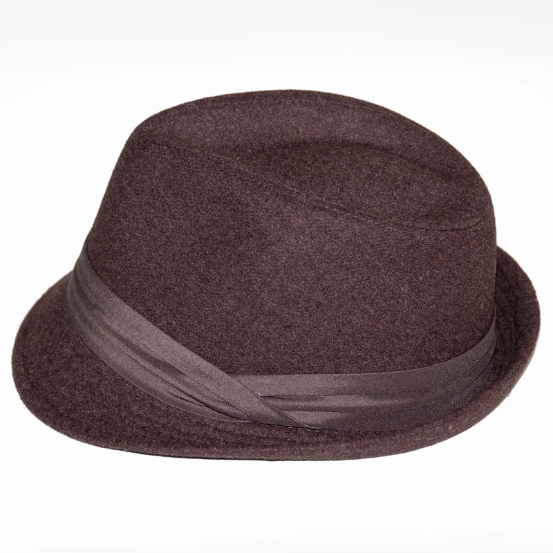 Brown Trilby Style Fedora