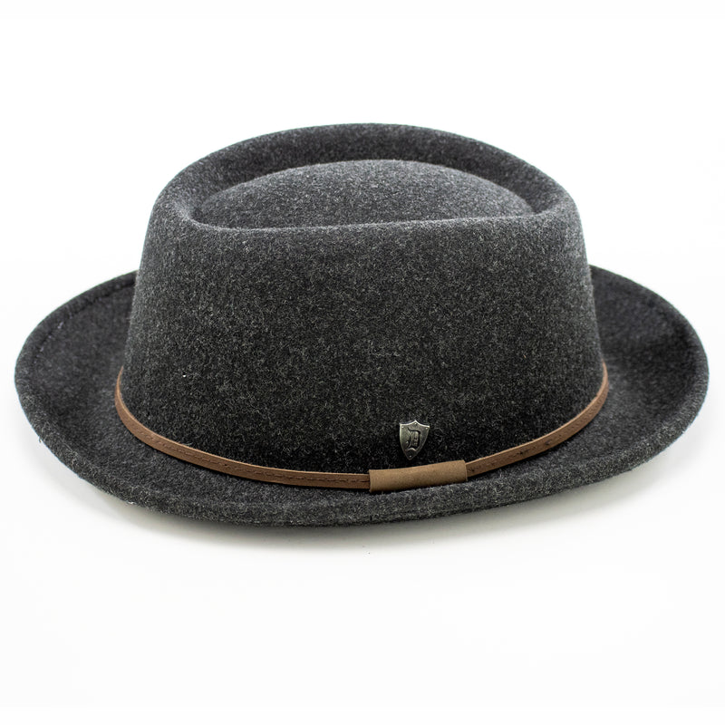 Wide Brim Porkpie Fedora