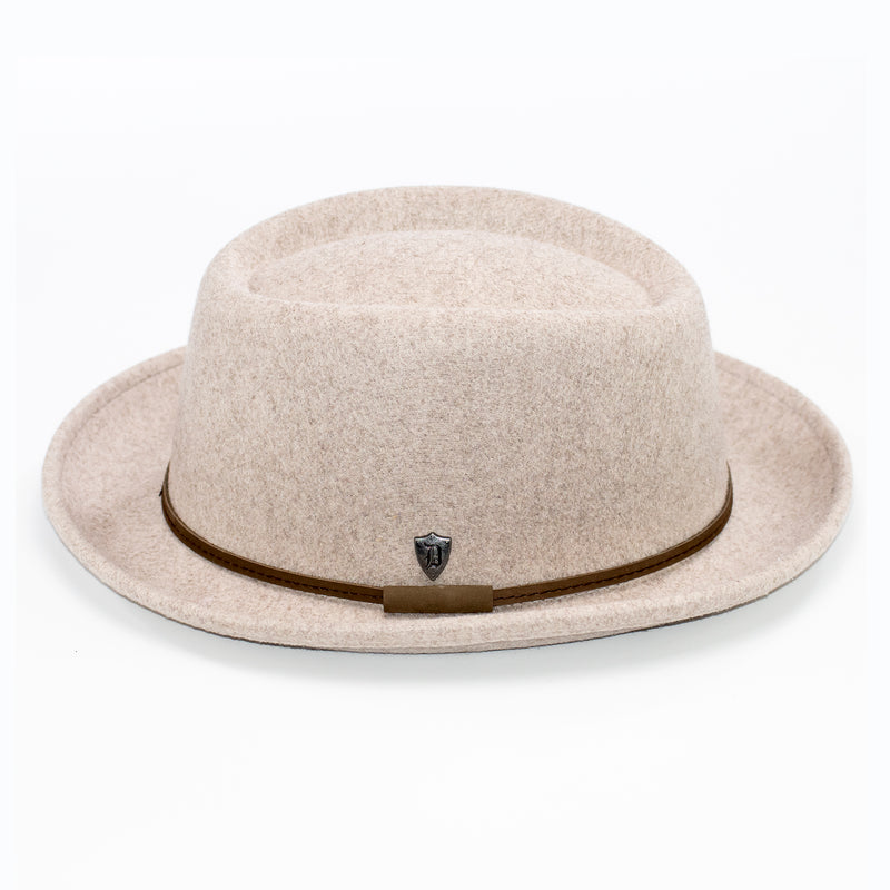 Wide Brim Porkpie Fedora